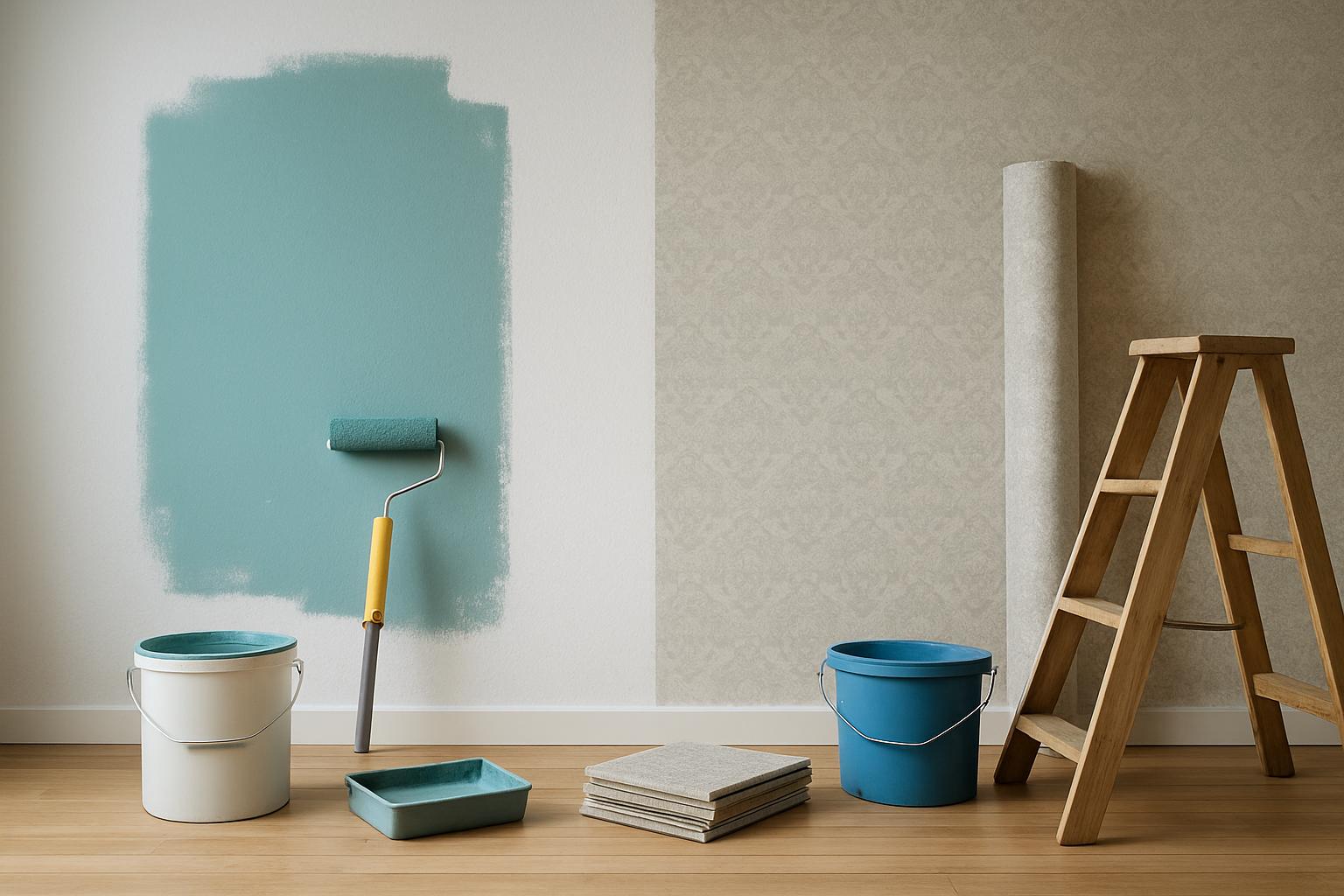Renovieren mit kleinem Budget: Was wirklich sinnvoll ist. Farben, Tapeten und Oberflächen: Kosten versus Wirkung Renovieren mit kleinem Budget: Was wirklich sinnvoll ist. Farben, Tapeten und Oberflächen: Kosten versus Wirkung