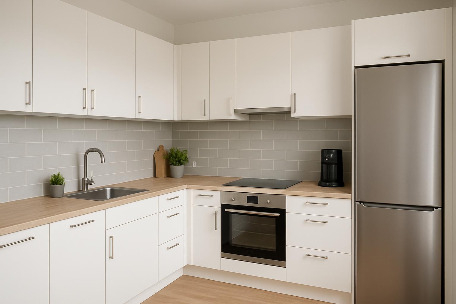 Alte Küche modernisieren ohne Komplettumbau. Materialien und Oberflächen: Fronten, Arbeitsplatten, Rückwände Alte Küche modernisieren ohne Komplettumbau. Materialien und Oberflächen: Fronten, Arbeitsplatten, Rückwände