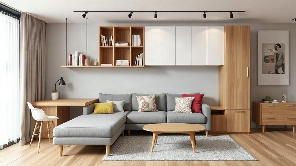 Multifunktionale Möbel für moderne Haushalte. Wohnungsbeispiele: Lösungen für verschiedene Räume Multifunktionale Möbel für moderne Haushalte. Wohnungsbeispiele: Lösungen für verschiedene Räume
