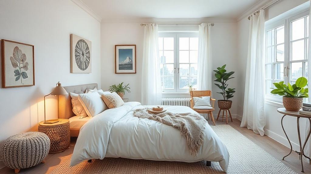 Gemütliche Schlafzimmer mit wenig Aufwand gestalten. Visualisierung und kleine Experimente Gemütliche Schlafzimmer mit wenig Aufwand gestalten. Visualisierung und kleine Experimente